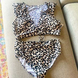 Old navy leopard swim seat BNWT
